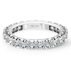 Alianza Completa Eternity Diamantes 1,15 a 1,3 Quilates