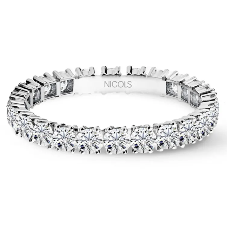 Alianza Completa Eternity Diamantes Churumbella 1,15 a 1,30 Quilates