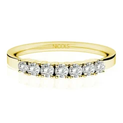Alianza Diamantes 0.35 Eloise Line Oro Amarillo
