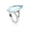 Anillo Aguamarina Marquise