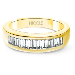 Anillo Alianza Abelia 0.70 Oro Amarillo