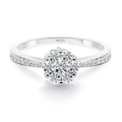 Anillo Compromiso Camelia 0.52