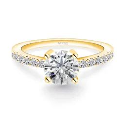 Anillo Compromiso Dafne Oro Amarillo (18Kt) con Diamante 0.30-1.00ct