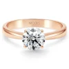 Anillo de diamante 0,10 a 0,70 quilates Frida oro rosa