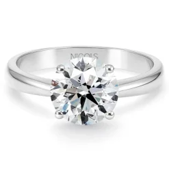 Anillo de Diamante 3 Quilates Frida en Oro Blanco