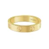 Anillo de Oro Tornillos Armonía 4mm