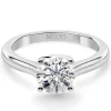 Anillo diamante 0,10 a 0,70 quilates solitario Megan oro blanco