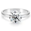 Anillo diamante 1ct Frida solitario oro blanco 18K