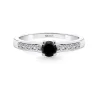 Anillo Diamante Negro Amelie Noir 0.36 Ct