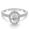 Anillo Diamante Talla Oval Seline 0.50 Ct