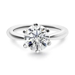 Anillo Diamante Tres Quilates Alexia Oro Blanco