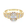 Anillo Diamantes 0.90 Minerva Oro Amarillo