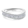 Anillo Diamantes Abelia 0.60 Oro Blanco Onda
