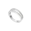 Anillo Diamantes Abelia 0.85 Oro Blanco