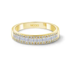 Anillo Diamantes Abelia 0.39 Oro amarillo