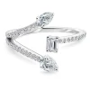 Anillo Diamantes abierto Jasmine