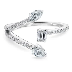 Anillo Diamantes abierto Jasmine