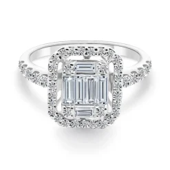 Anillo Diamantes Aniversario Wedding Band