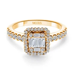 Anillo Diamantes Aniversario Wedding Band