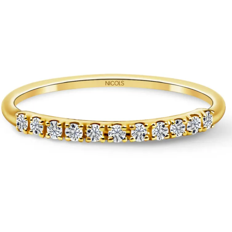 Anillo Diamantes Azalea 0.15 Oro Amarillo