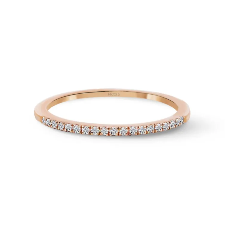 Anillo Diamantes Azalea 0.09 Oro Rosa
