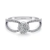 Anillo Diamantes Camelia Onda