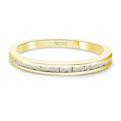 Anillo Diamantes Chloe 0.18 Oro Amarillo