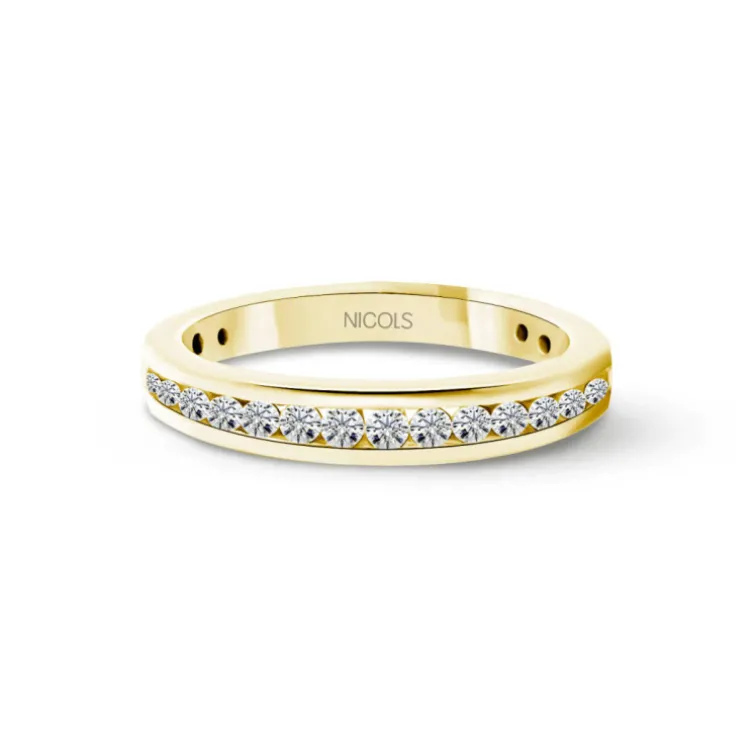 Anillo Diamantes Chloe 0,35 Oro Amarillo
