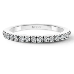 Anillo Diamantes Dafne Band Oro Blanco