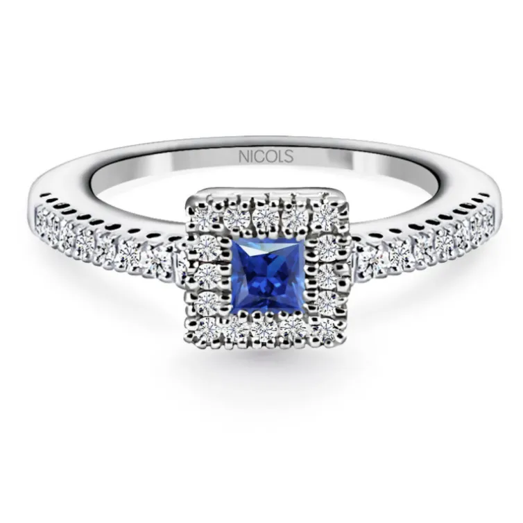 Anillo Diamantes Diamond Color Orla Quare