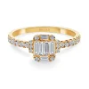 Anillo Diamantes Electra 0.58 Oro Amarillo