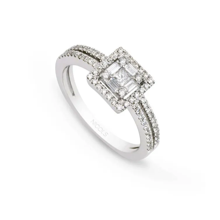 Anillo Diamantes Electra 0.46