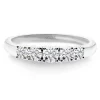 Anillo Diamantes Eloise 0.55 Oro Blanco
