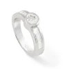 Anillo Diamantes Emily 1.24 Oro Blanco
