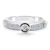 Anillo Diamantes Emily Oro Blanco 0,40ct