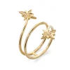 Anillo Diamantes Estrella Fugaz Cola Doble Little Details