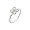 Anillo Diamantes Flor Redonda Little Details