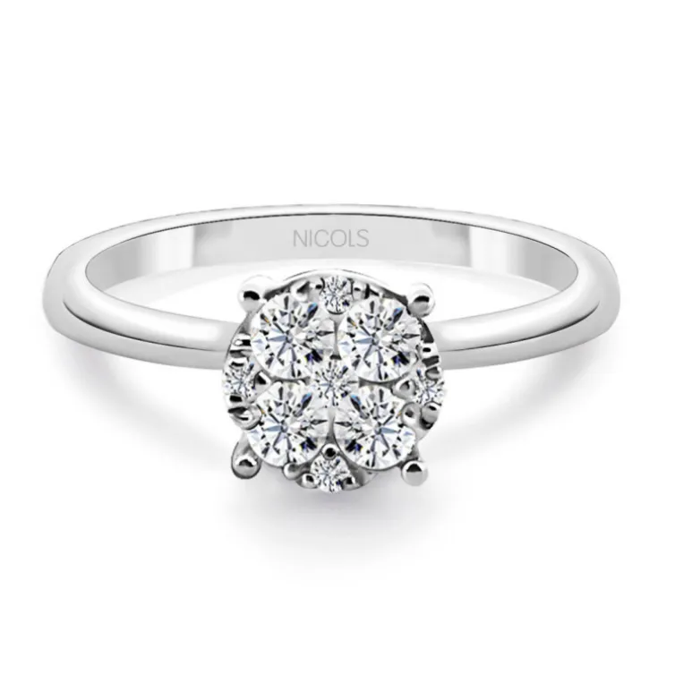 Anillo Diamantes Gardenia 0.52