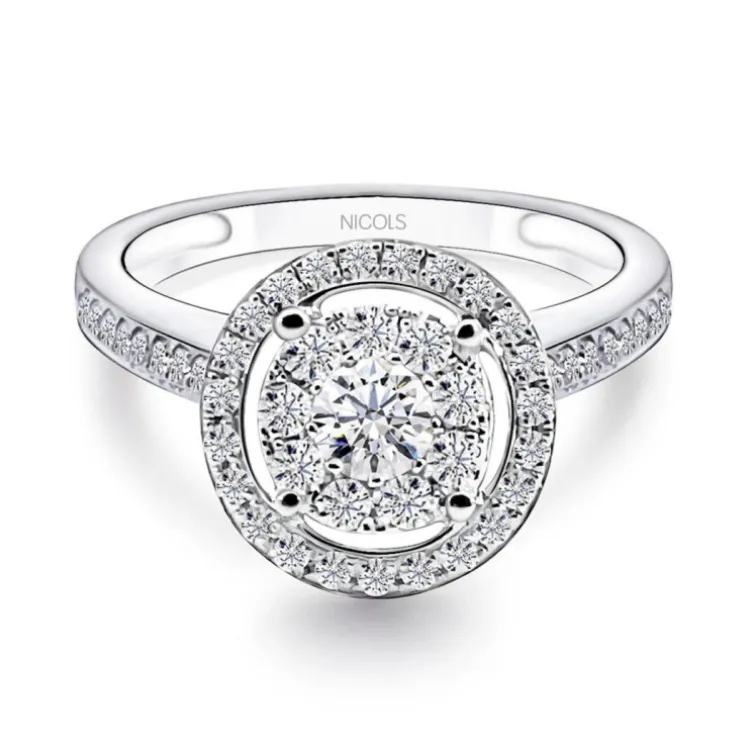 Anillo Diamantes Gardenia 0.77
