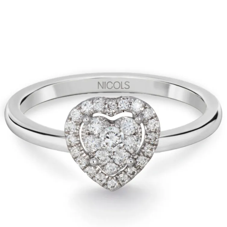 Anillo Diamantes Love Heart