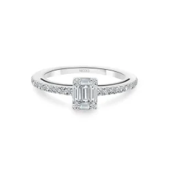 Anillo Diamantes Minerva 0.51 Oro Blanco
