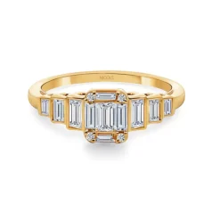 Anillo Diamantes Minerva 0.65Ct Oro Amarillo