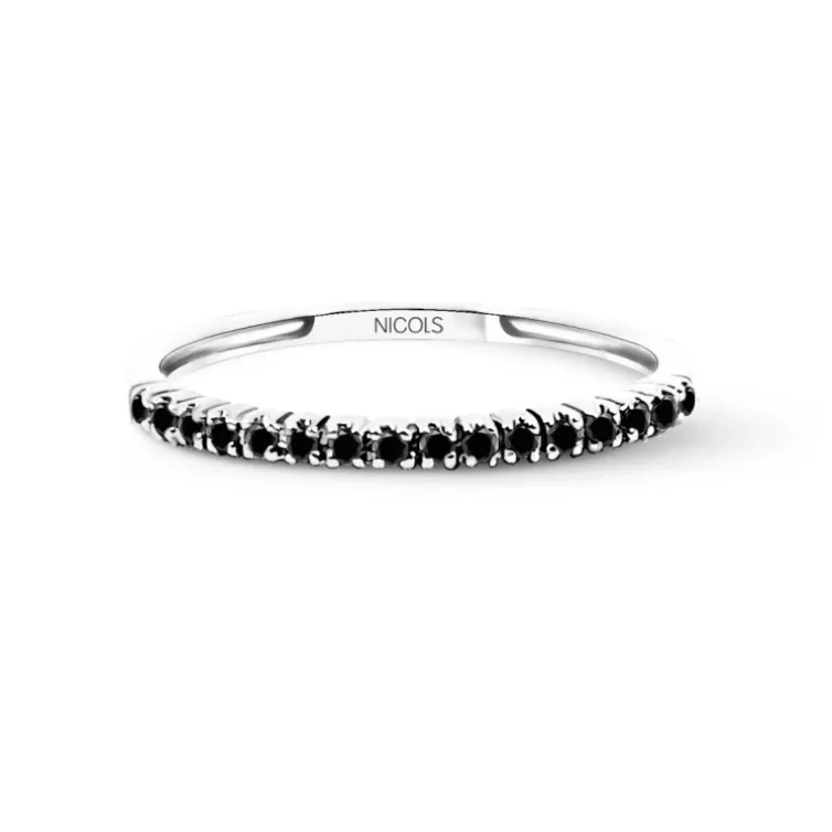 Anillo Diamantes Negros Azalea 0.09