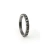 Anillo Diamantes Negros Black Power