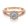 Anillo Diamantes Noa 0.68 Oro Rosa