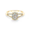 Anillo Diamantes Olivia 0.55 Oro Amarillo