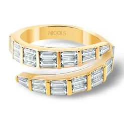 Anillo Diamantes Royal Snake Oro Amarillo