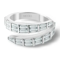 Anillo Diamantes Royal Snake Oro Blanco