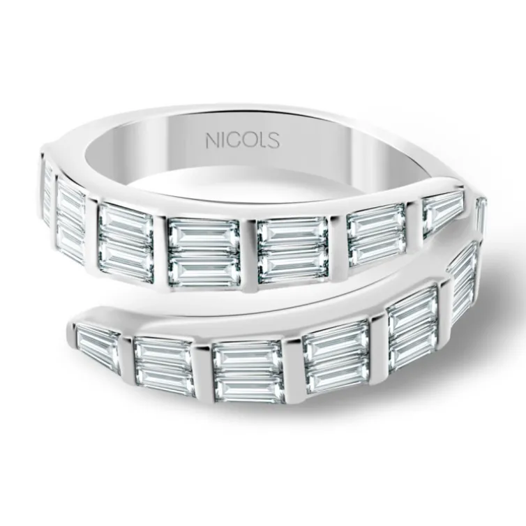 Anillo Diamantes Royal Snake Oro Blanco