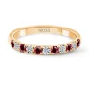 Anillo Diamantes Rubi Azalea
